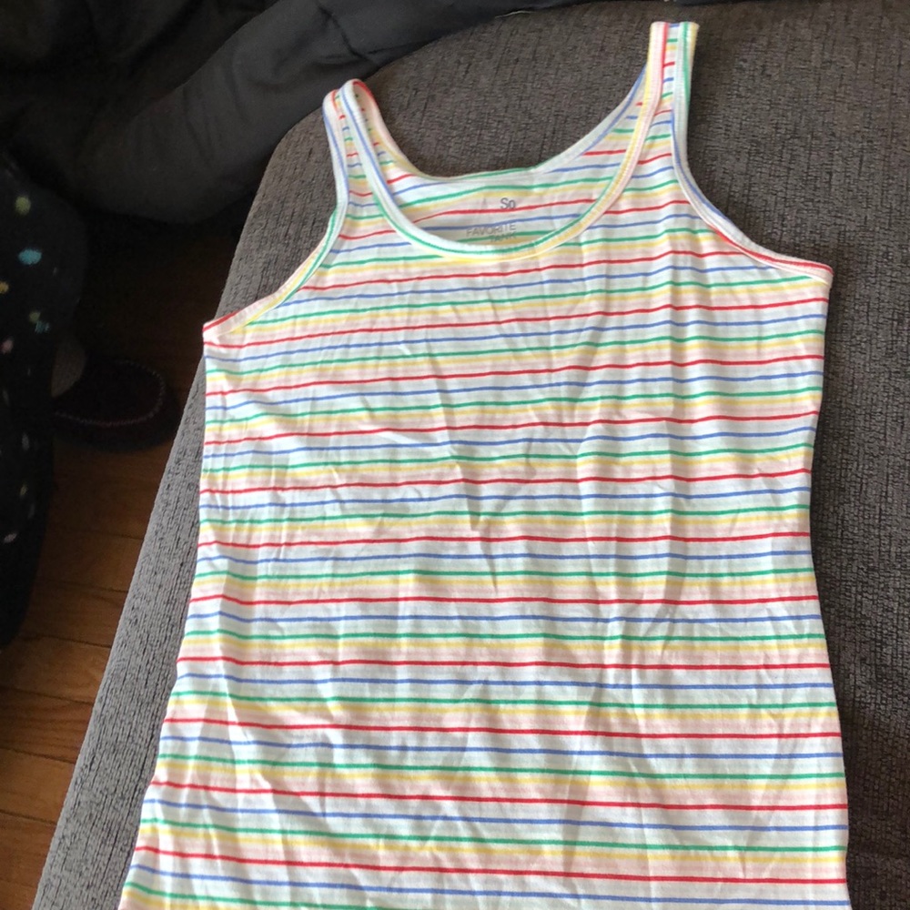 colorful tank top